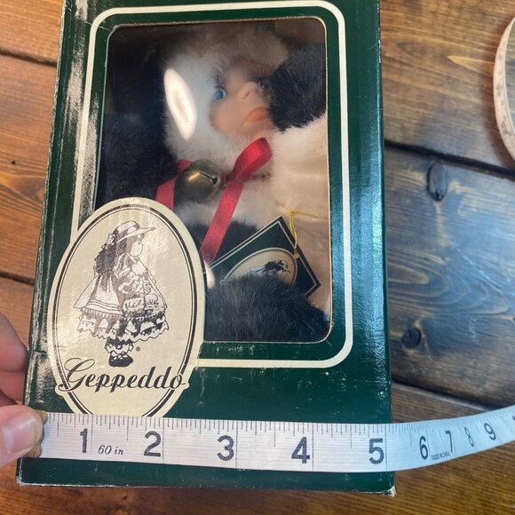 Geppeddo Cuddle Kids Clarice Cow Baby Doll Porcelain Face Plush with Box - Picture 9 of 9